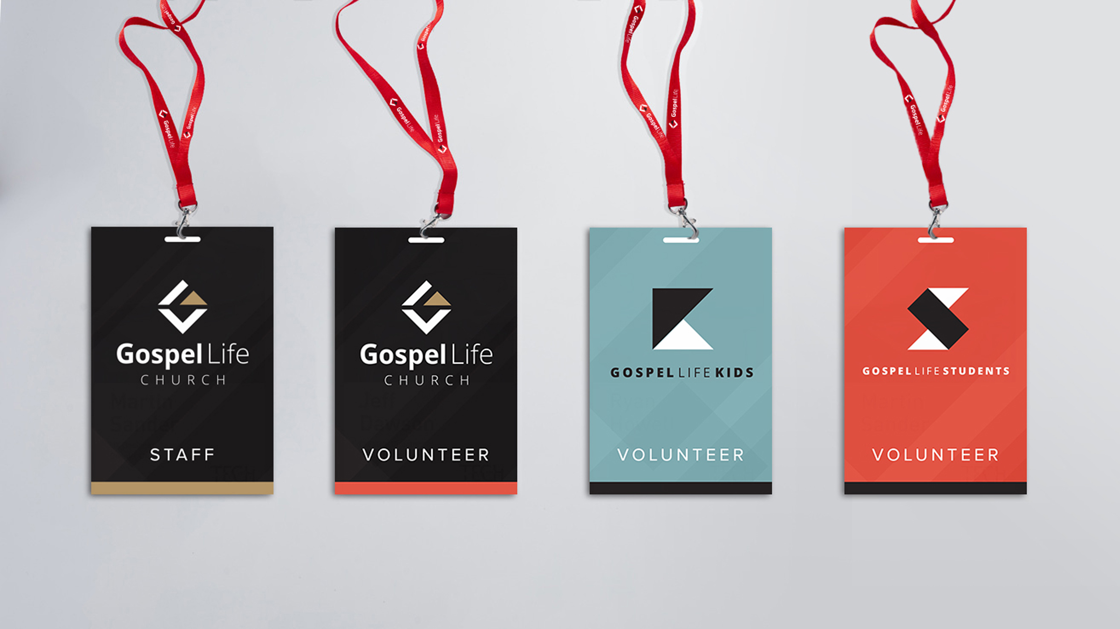 Gospel Life Church Staff Badges