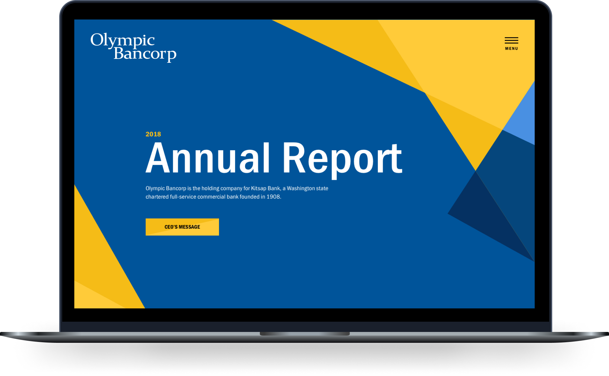 Kitsap Bank Annual Report home page