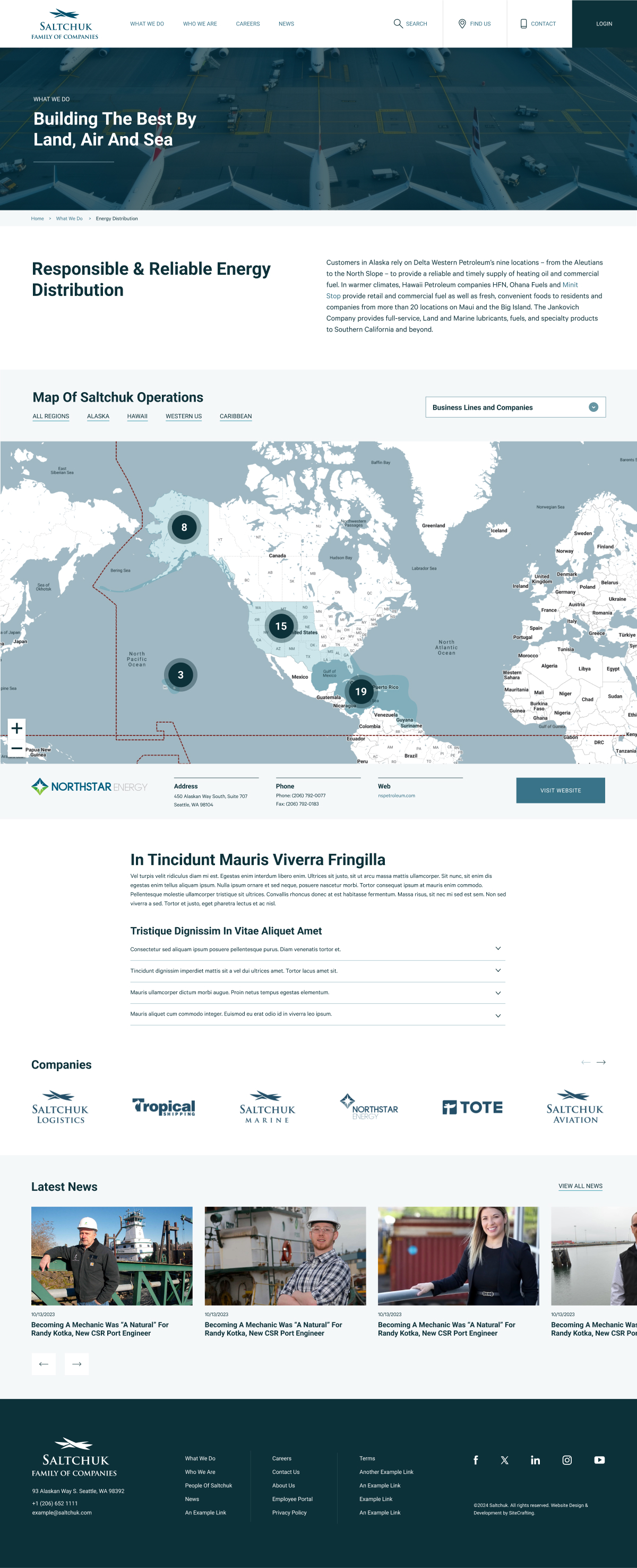 Salthcuk region map page mockup
