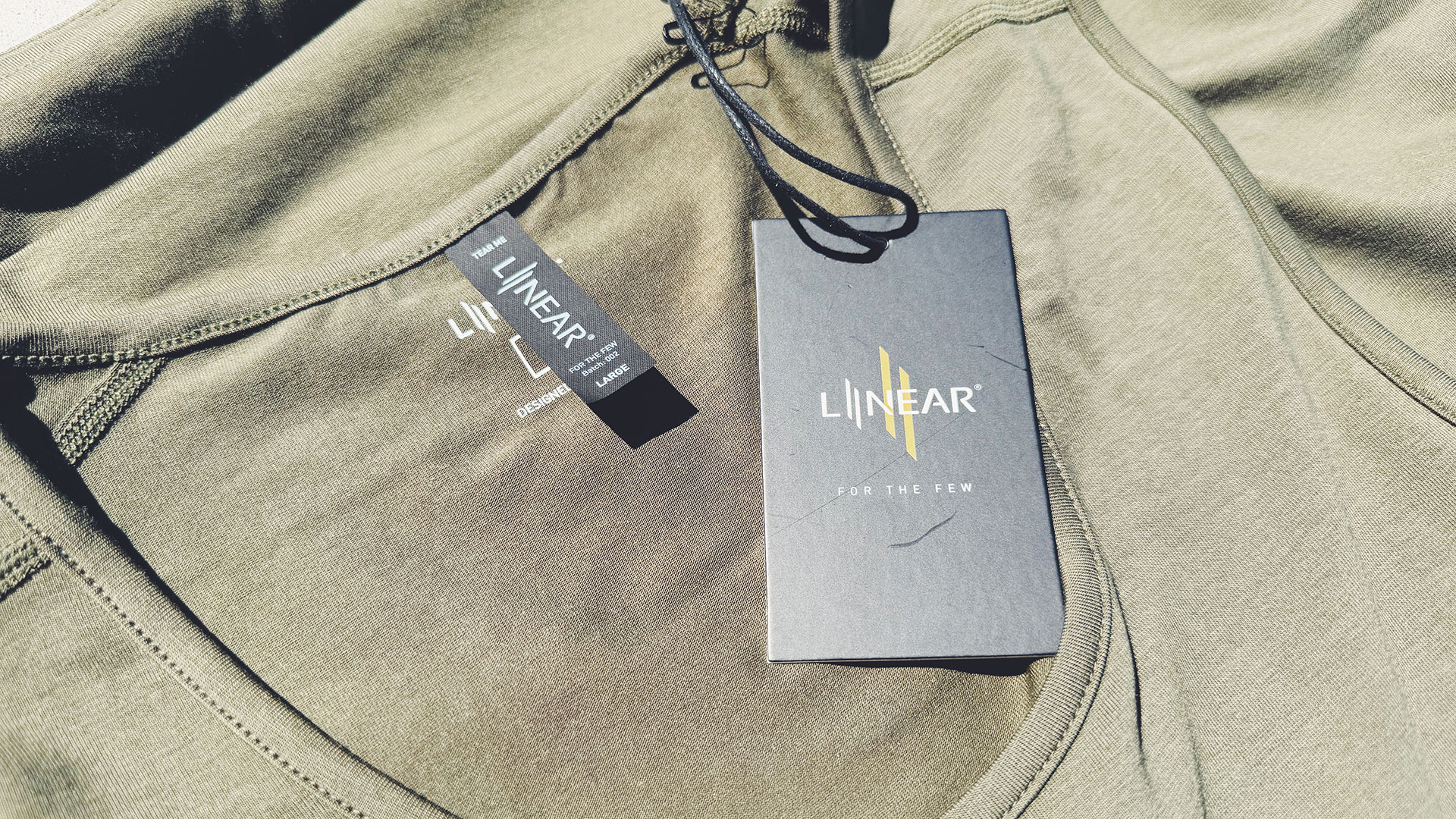 LINEAR Clothing Men's Garment Tag Designs